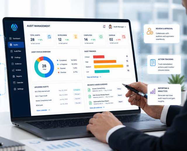 ASPIA- Audit management dashboard in office environment